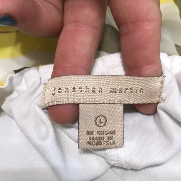 Yellow and brown halter top size L - Picture 5 of 11